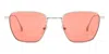 Paul Smith Pssn06953 Errol 004 Occhiali Da Sole Argentati Per Uomo In White