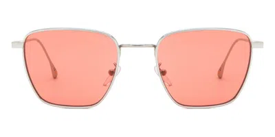 Paul Smith Pssn06953 Errol 004 Occhiali Da Sole Argentati Per Uomo In White