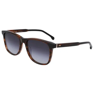 Paul Smith Pssn0905400254 Acetate Square Sunglasses In Brown