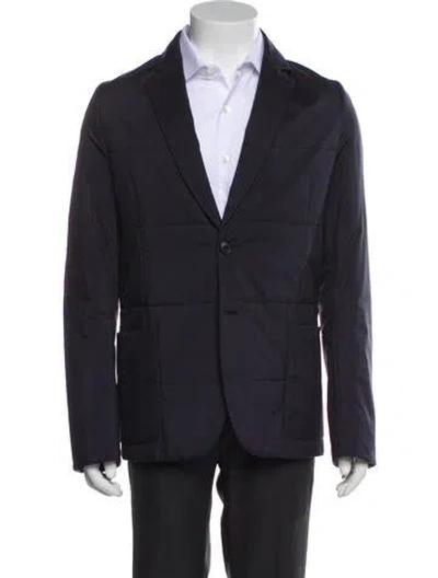 Pre-owned Paul Smith Puffer Coat In Blue
