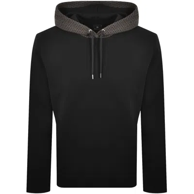 Paul Smith Pullover Happy Hoodie Black