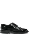 Paul Smith Fuentes Brogue Shoes In Patent Leather In Black