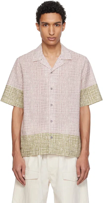 Paul Smith Purple & Green Checked Shirt In Multi