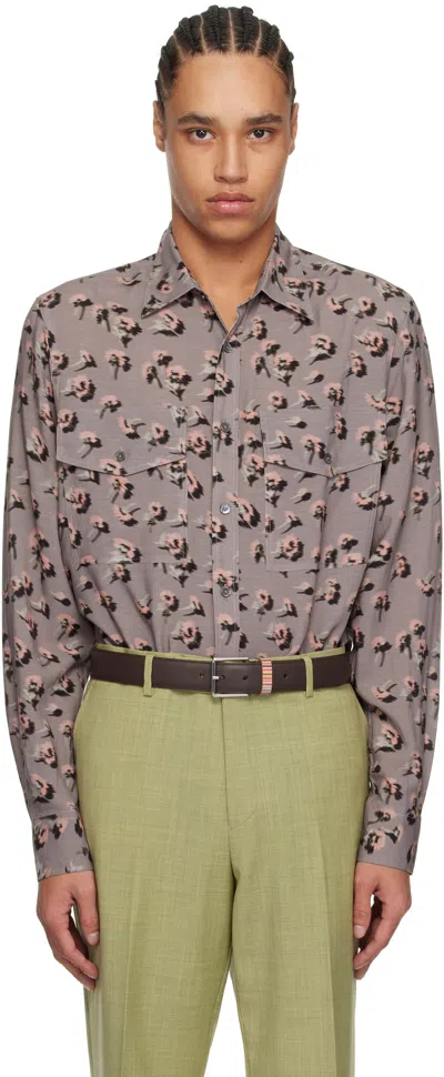 Paul Smith Purple Casual Fit Shirt In 55 Purple