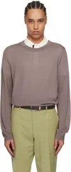 Paul Smith Purple Merino Wool Sweater In 55 Purple