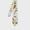 Paul Smith Purple Silk 'bohemia' Tie Blue In Blue