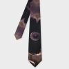 Paul Smith Floral-print Silk Tie In Purple