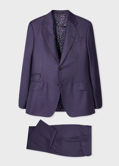 Paul Smith Purple Wool Suit