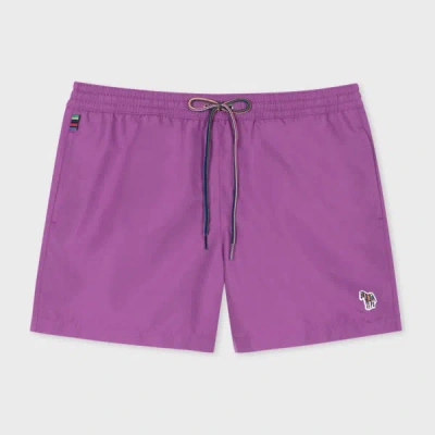 Paul Smith Purple Zebra Logo Swim Shorts