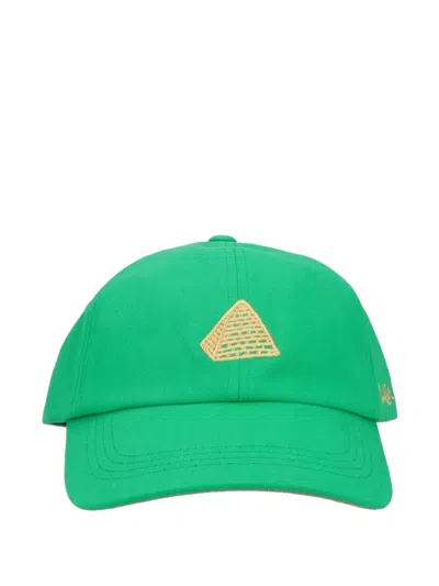 Paul Smith Pyramid-embroidered Baseball Cap In Green