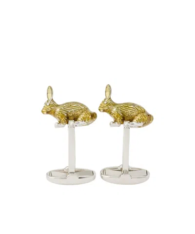 Paul Smith Rabbit Cufflinks In Green