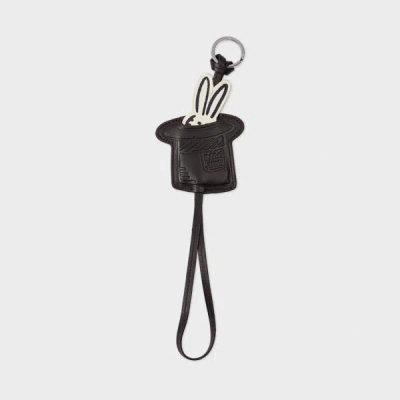 Paul Smith 'rabbit In A Hat' Leather Keyring Multicolour