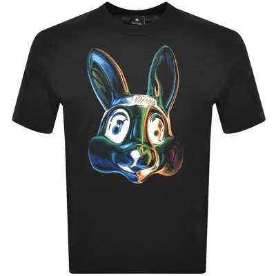 Paul Smith Rabbit Logo T Shirt Black
