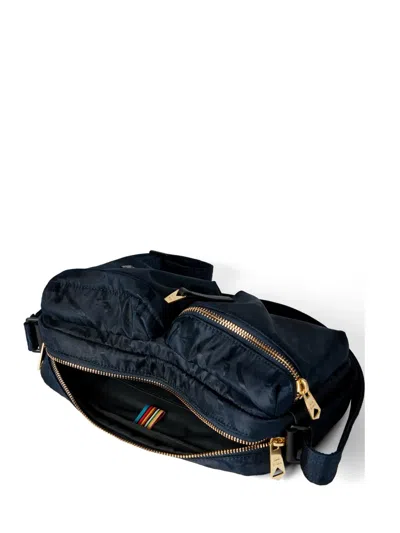 Paul Smith Rabbit Messenger Bag In Blue