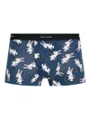 Paul Smith Rabbit-print Boxers In Blue