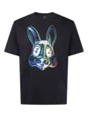 Paul Smith Mens Ss Tshirt Rabbit Clothing In Black