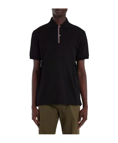 PAUL SMITH RAINBOW-STRIPE COTTON POLO SHIRT