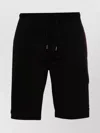 Paul Smith Rainbow Stripe Cotton Sweat Shorts In Black