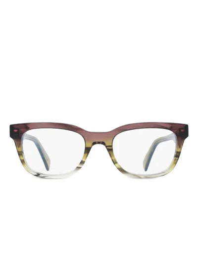 Paul Smith Rectangle-frame Glasses In Brown