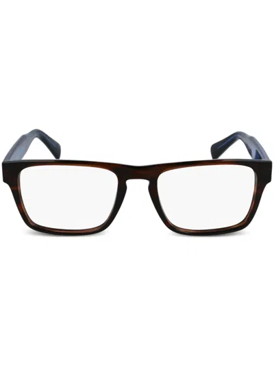 Paul Smith Rectangle-frame Glasses In Brown