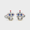 Paul Smith Red And Blue Robot Cufflinks