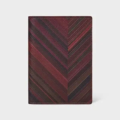 Paul Smith Red Chevron Passport Holder