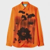 Paul Smith Field Flowers-print Shirt In Orange