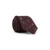 Paul Smith Flower Pattern Tie In Brown