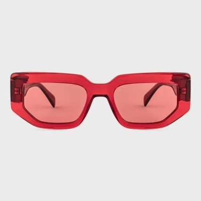 Paul Smith Red 'kennet' Sunglasses