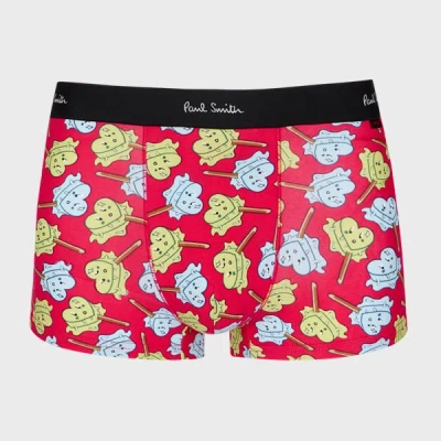 Paul Smith Red 'melted Lolly' Print Boxer Briefs