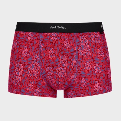 Paul Smith Red 'wibbly Heart' Valentines Boxer Briefs