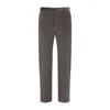 Paul Smith Refined Wool Trousers With Tailored Fit In Brown