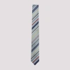 Paul Smith Tie Regular Shape Diagonal Stripe Design In Metallic
