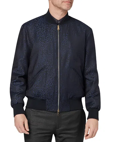 Paul Smith Regular Fit Bomber Jacket In Blue