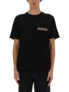 Paul Smith Regular Fit Cotton T-shirt In Black