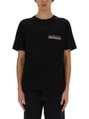 Paul Smith Regular Fit Cotton T-shirt In Black