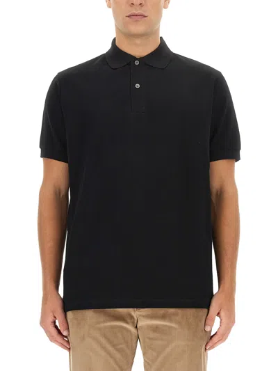 Paul Smith Regular Fit Polo Shirt In Black
