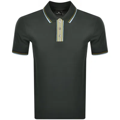 Paul Smith Regular Fit Polo T Shirt Green