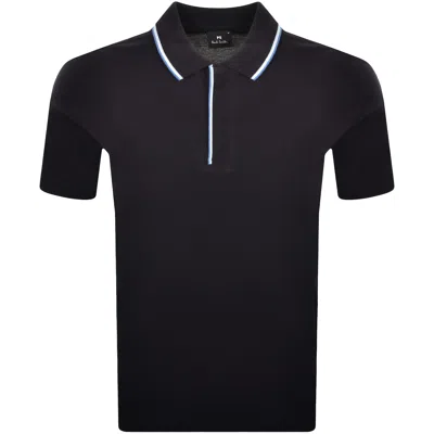 Paul Smith Regular Fit Polo T Shirt Navy In Black
