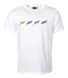 PAUL SMITH REGULAR FIT PS ROW T SHIRT WHITE