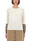 Paul Smith White Merino Wool Sweaters In White