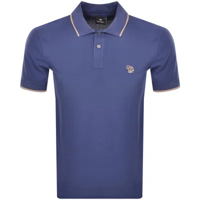 Paul Smith Regular Polo T Shirt Blue