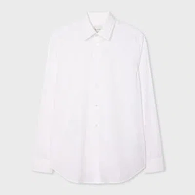 Paul Smith Regular-fit White Oxford Cotton Shirt In Multi