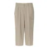 Paul Smith Relaxed Fit Beige Cargo Pants With Straight Leg Design In Brown