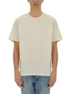 Paul Smith Relaxed-fit Cotton T-shirt With Round Neckline In Neutrals