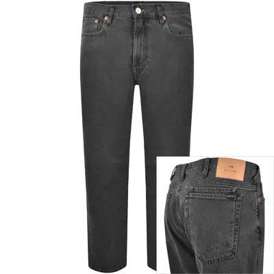 Paul Smith Relaxed Taper Jeans Mid Wash Grey In Gray