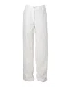 Paul Smith Relaxed Wide-leg Trousers With Crisp Finish In White