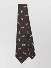 Paul Smith Retro Patterned Tie For Men In Brown
