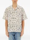 Paul Smith Souvenir-print Short-sleeve Shirt In Blue