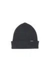 Paul Smith Rib Knit Hat In Black